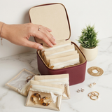 Soft Mellow Leather Jewellery Organiser