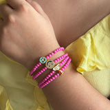 Kids Pink Pop Charm Bracelet