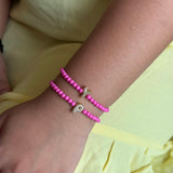 Kids Pink Pop Charm Bracelet