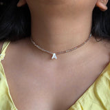 Sweet Letter Pearl Necklace