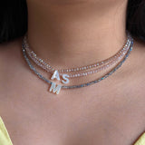 Sweet Letter Pearl Necklace