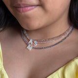 Sweet Letter Pearl Necklace