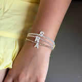 Sweet Letter Pearl Bracelet