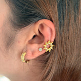 Sunflower Glow Earcuff