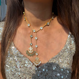 Nazaakat Lariat Necklace