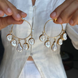Aashi Pearl Hoops