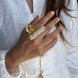 Statement Noor Pearl Ring