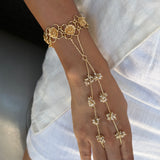 Gulnaar Floral Hathphool(Single Hand Chain)