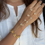 Gulnaar Floral Hathphool(Single Hand Chain)