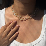 Three way stone Magnetic necklace/bracelet