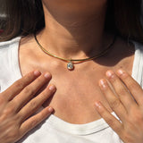 Elara Pear Drop Choker
