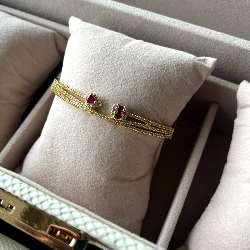 Red Stone Cuff