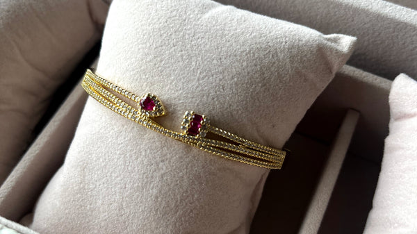 Red Stone Cuff