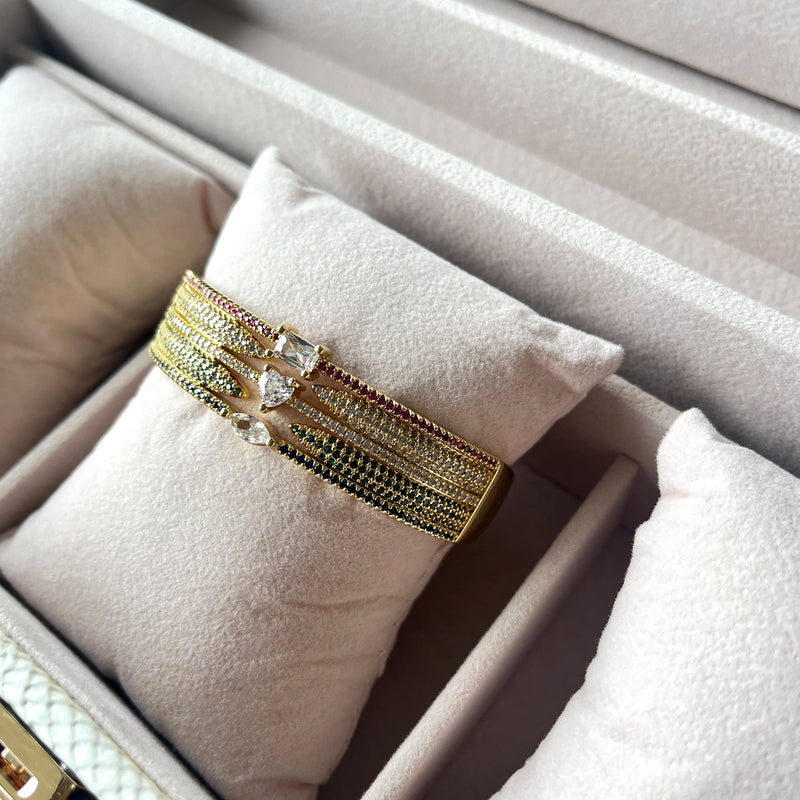 Multi Studded Crystal Bracelet