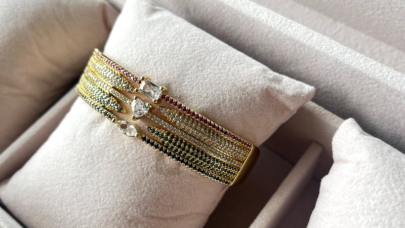 Multi Studded Crystal Bracelet