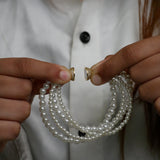 Pearl Studded Magnetic Bracelet