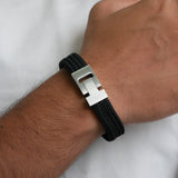 Nylon Braided Magnetic Bracelet