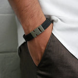 Nylon Braided Magnetic Bracelet