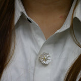 The Mother of Pearl Blossom Brooch
