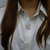The Mother of Pearl Blossom Brooch