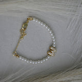 Kids Personalized Pearl Initial Bracelet