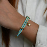 Custom Braided Cord Initial Bracelet