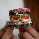 Halo Magnetic Initial Bracelet