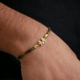 Personalized Eternal Initial Rakhi Bracelet