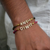 Personalized Eternal Name Rakhi Bracelet