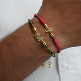 Personalized Eternal Initial Rakhi Bracelet
