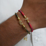Personalized Eternal Initial Rakhi Bracelet