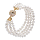 Pearl Studded Magnetic Bracelet