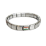 India Flag Italian Bracelet