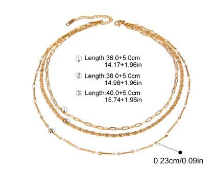 Three Layered Necklace