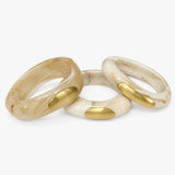Luna Oval Resin Cuff