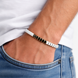 Zebra Gleam Tila Bracelet