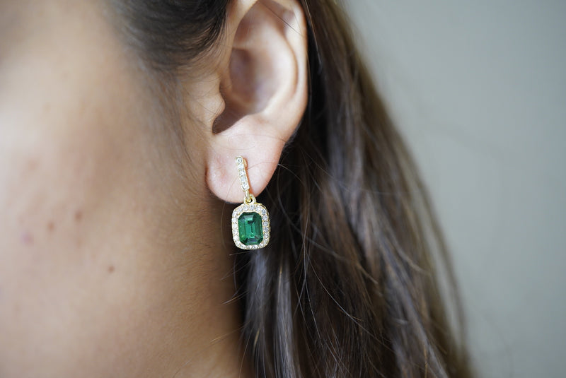 Sage Green Dangle Earrings