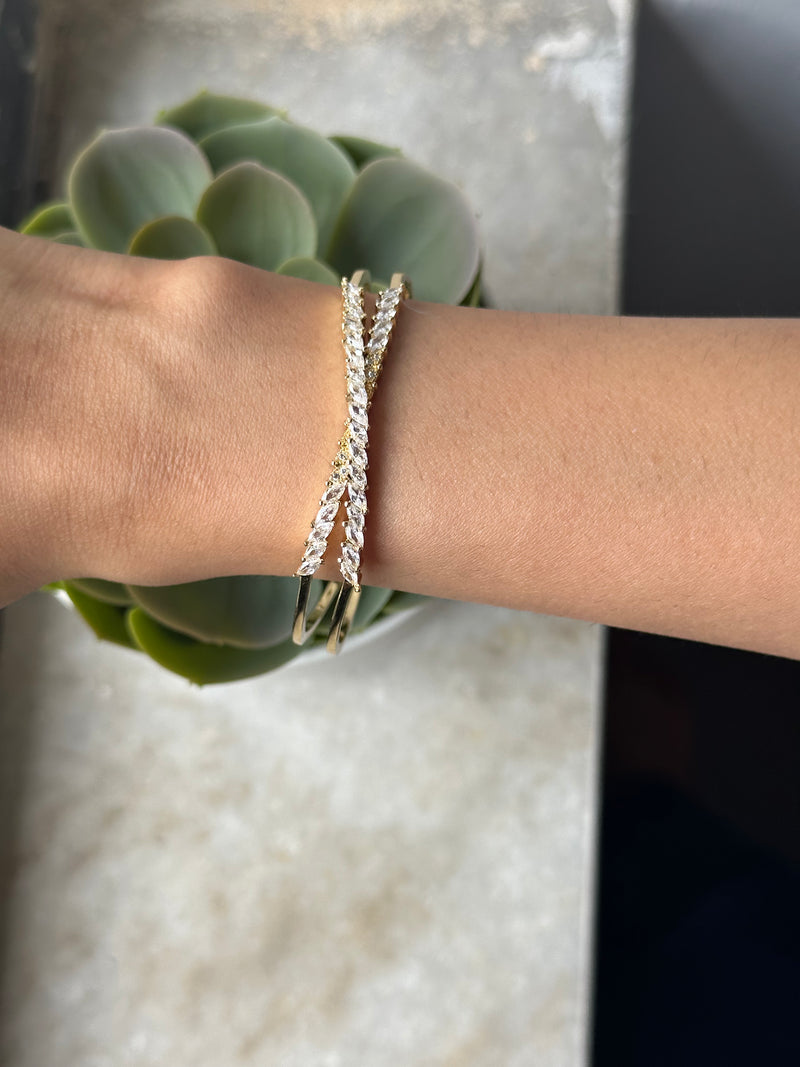 Studded Cross Cuff