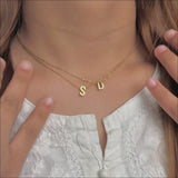 The Dainty Edit - Initial Necklace