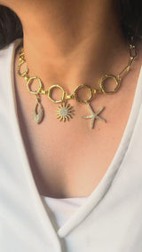 Personalised Charm Choker With Charms