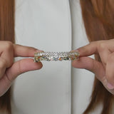 Multi-colour Double Link Cuff