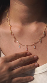 Multi Crystal Necklace