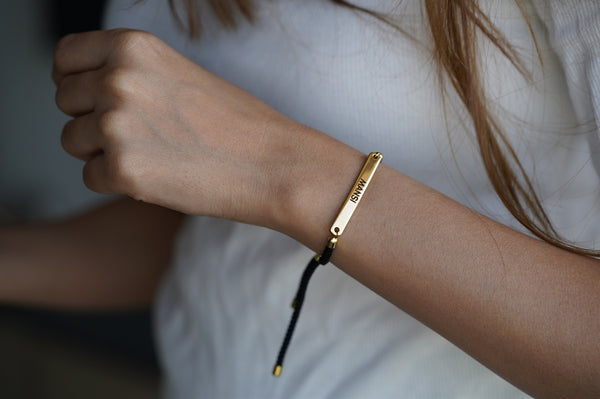 Slim Engraved Wrist Band
