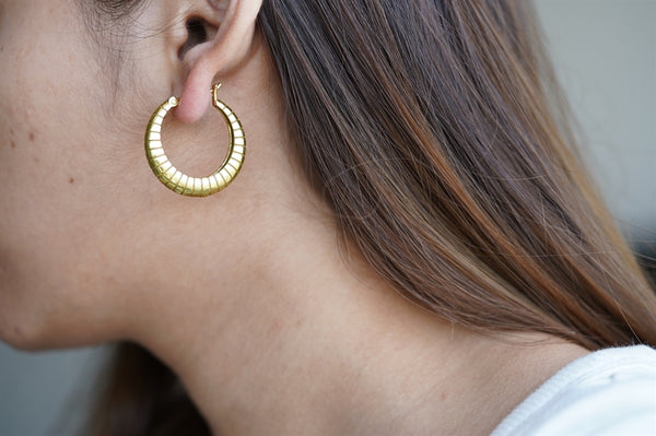 Snake Hoop Earring