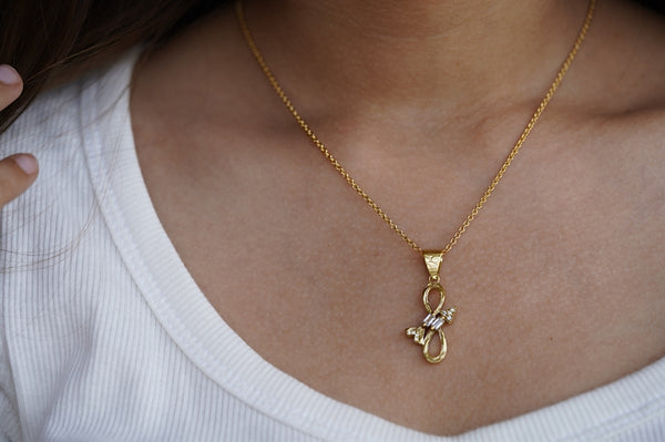 Infinity Arrow Necklace