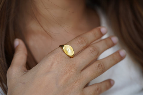 Gold Sunshine Ring