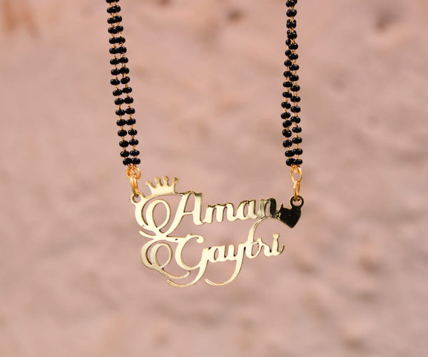 Personalized Double Name Mangalsutra