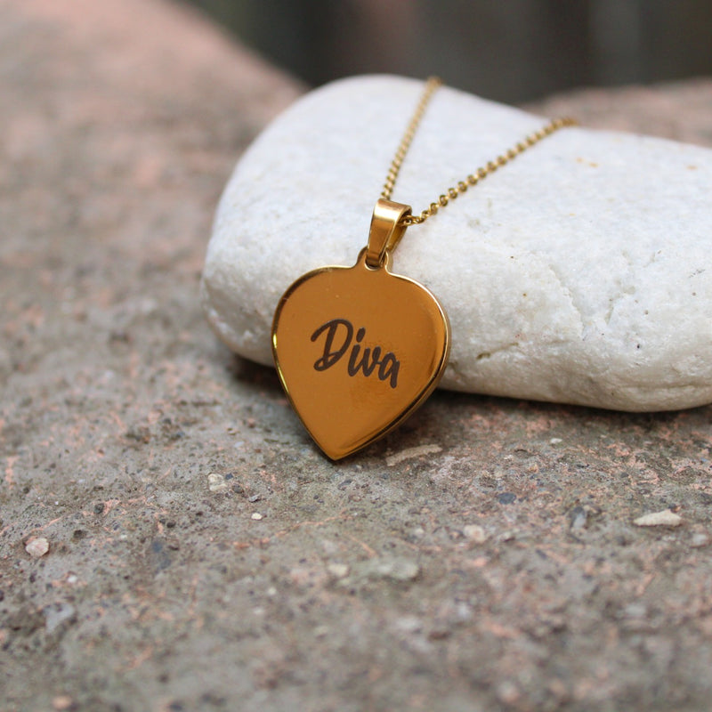 Personalized Heart shape necklace