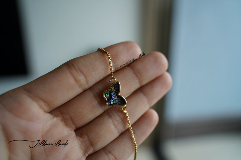 Cosmic butterfly bracelet