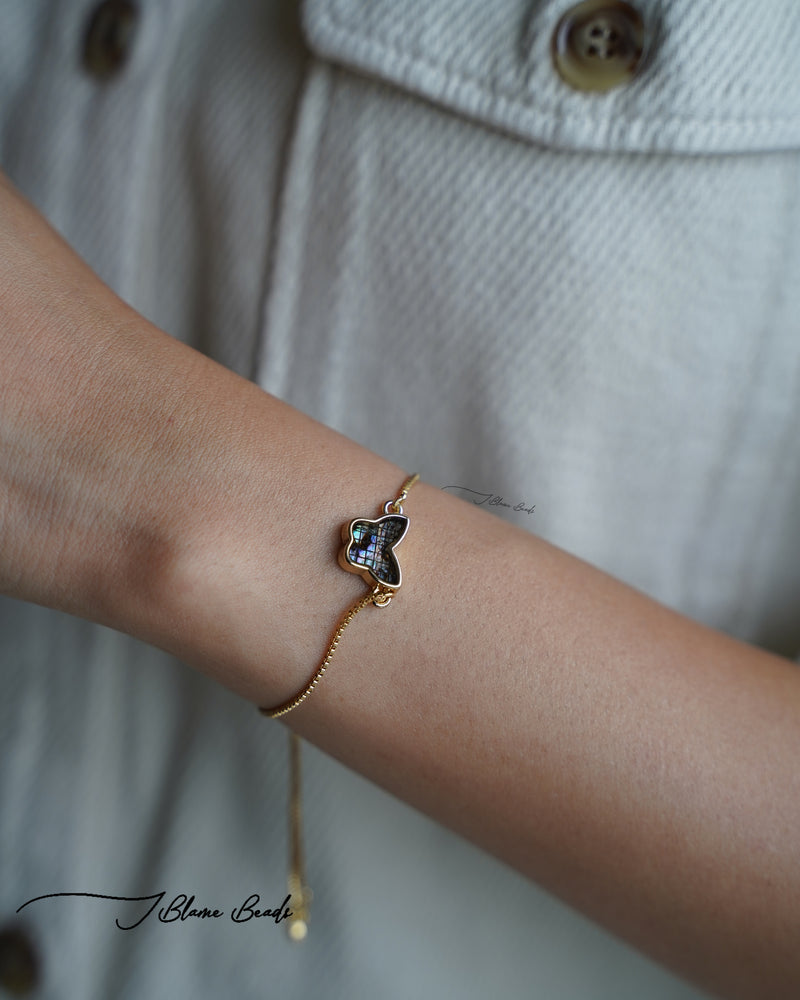 Cosmic butterfly bracelet